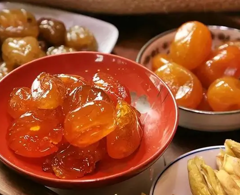 Chinese new year candied fruit