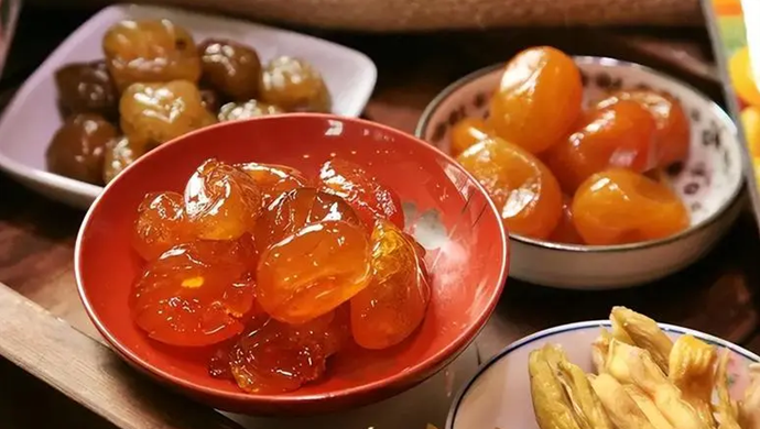 Chinese new year candied fruit